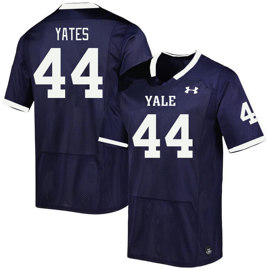 Men-Youth #44 Ry Yates Yale Bulldogs 2023 College Football Jerseys Stitched-Blue